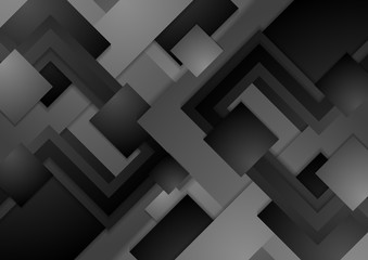 Hi-tech dark grey corporate abstract background
