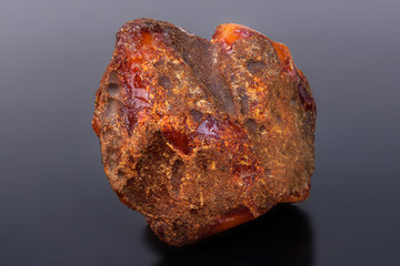 Semiprecious stone Amber, the pitch connected with coniferous vegetation. It is applied in production of jewelry.
