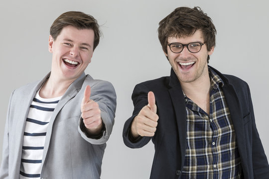 Two business starting up a company together.