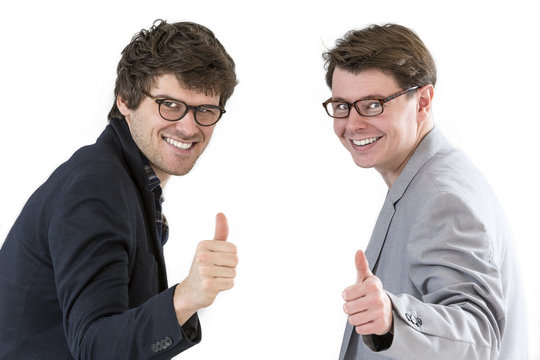 Two business starting up a company together.