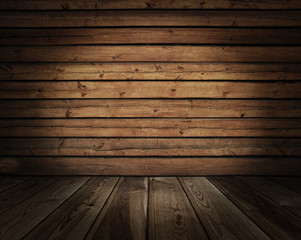 old wooden interior