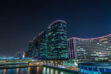 Obraz premium Hong Kong City Night Scenes