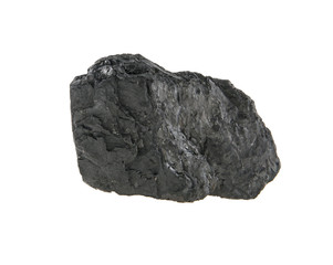 Obraz premium Coal isolated on white background