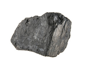 Coal isolated on white background