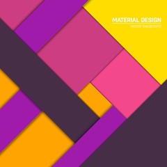 Vector material design background. Abstract creative concept layout template. For web and mobile app, paper art illustration, style blank, poster, booklet. Motion wallpaper element. Flat ui.