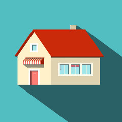 House Flat Design Vector Icon