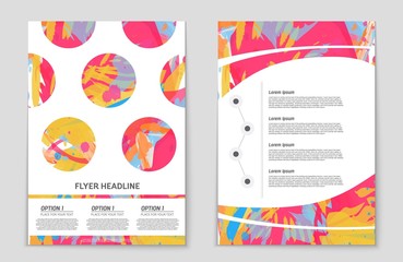 Abstract vector layout background set. For art template design, list, page, mockup brochure theme style, banner, idea, cover, booklet, print, flyer, book, blank, card, ad, sign, sheet,, a4.