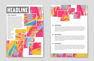 Abstract vector layout background set. For art template design, list, page, mockup brochure theme style, banner, idea, cover, booklet, print, flyer, book, blank, card, ad, sign, sheet,, a4.