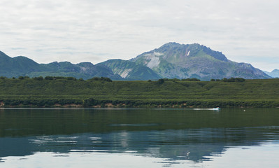 Kurile Lake is caldera and crater lake in Eastern Volcanic Zone of Kamchatka