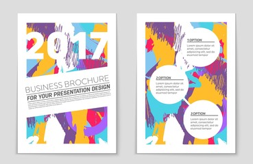 Fototapeta premium Abstract vector layout background set. For art template design, list, page, mockup brochure theme style, banner, idea, cover, booklet, print, flyer, book, blank, card, ad, sign, sheet,, a4.