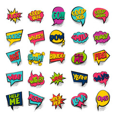 Big set comic text phrase.eps © Kapitosh