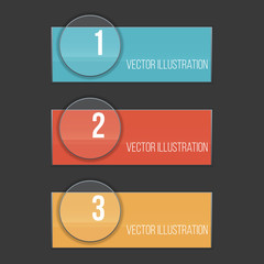 Set of Web buttons for website or app or business. Vector