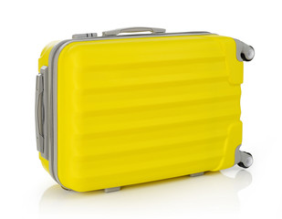 Yellow suitcase