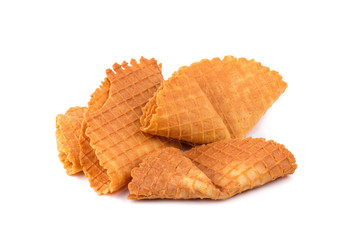 waffles isolated on a white background