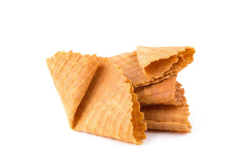waffles isolated on a white background