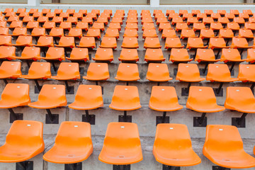 Naklejka premium Empty seats in stadium