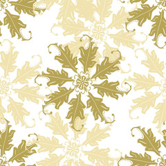 Abstract oriental ornament. Vintage classic blue and white seamless pattern Floral background for textile, wallpaper, pattern fills, covers, surface, print, gift wrap, scrapbooking, decoupage