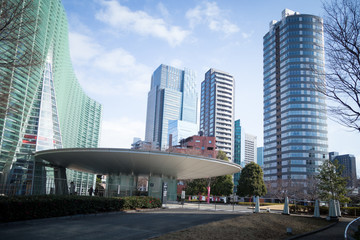 Fototapeta premium Editorial The national art center tokyo main entrance