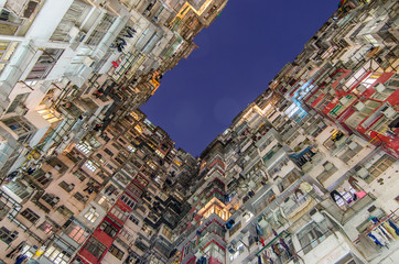 Dark Hole, Old dense apartment in Tai Koo, Hongkong