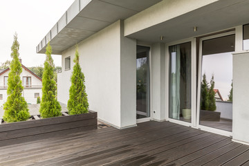Luxurious villa terrace idea