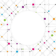 Obraz premium Abstract Network Background