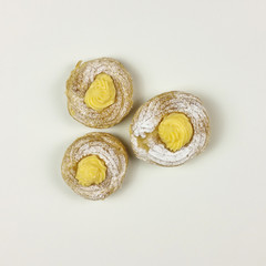 cream puffs with pastry cream
