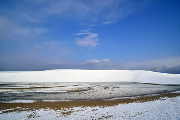 冬の鳥取砂丘