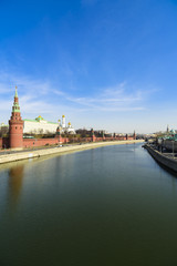 View of the Moscow River and the Kremlin