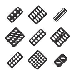 Pill Blister Pack Icon