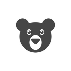 Bear head mascot - Illustration
