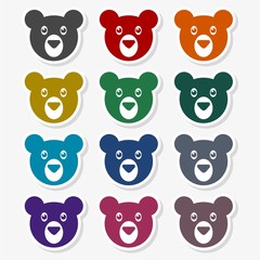 Bear head mascot - Illustration