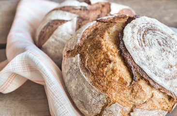 Two loaves of bread