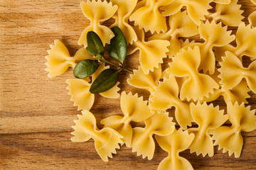 Farfalle Italian pasta