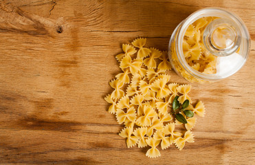 Farfalle Italian pasta