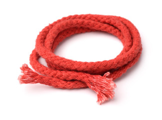 Old red rope