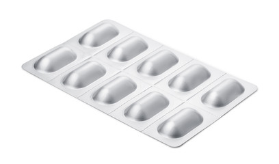 Pills in aluminum blister pack