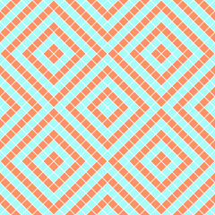 Seamless vector decorative geometric pattern. ethnic endless background with ornamental decorative elements with traditional etnic motives, tribal geometric figures. Print for wrapping, background