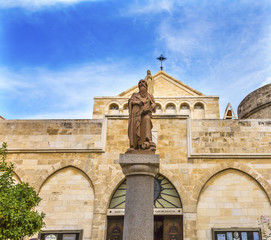 Obraz premium Saint Catherine Church Nativity Church Bethlehem West Bank Palestine