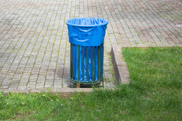 Trash can-public garbage can