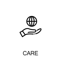Care, charity icon