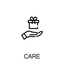 Care, charity icon