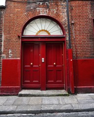 Fototapeta na wymiar Tür | Holztür in Irland, Dublin