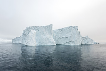 Fototapeta na wymiar view of the iceberg in Ilulissat, Greenland