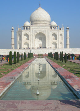 Taj Mahal mausoleum in Agra, India