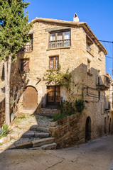 Fototapeta na wymiar Rural house in Calaceite, Spain