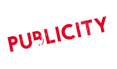 Publicity rubber stamp. Grunge design with dust scratches. Effects can be easily removed for a clean, crisp look. Color is easily changed.