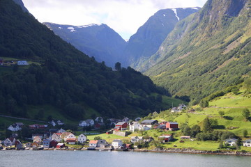 Fototapeta na wymiar fjord norvégien