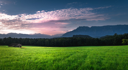 Naklejka premium Morning in the Berchtesgadener Land