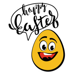 Happy Easter Typographic Phrase