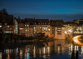 Obraz premium Old town at night
